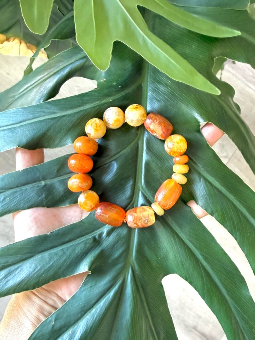 Agate • Citrine • Howlite Bracelet